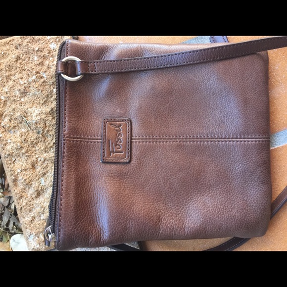 Fossil crossbody leather purse - Picture 3 of 5